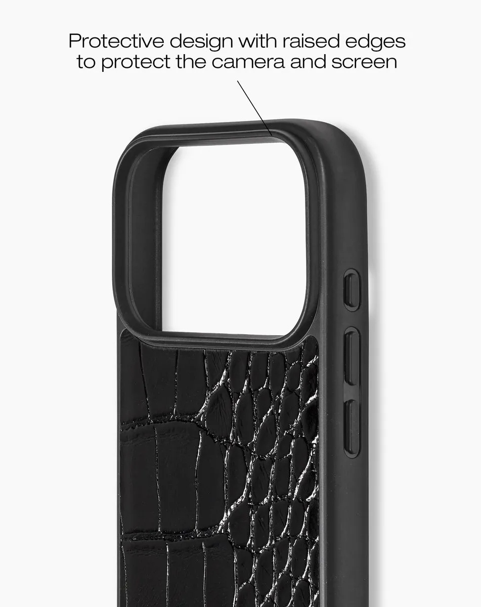 iDeal of Sweden Vegan Leather Backcover iPhone 17 Pro - IDVLCMS-I2561P-334 - Zwart