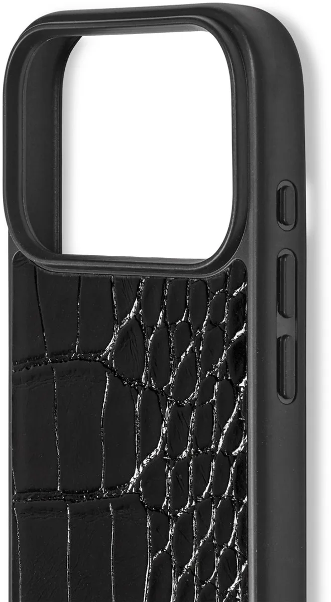 iDeal of Sweden Vegan Leather Backcover iPhone 17 Pro - IDVLCMS-I2561P-334 - Zwart