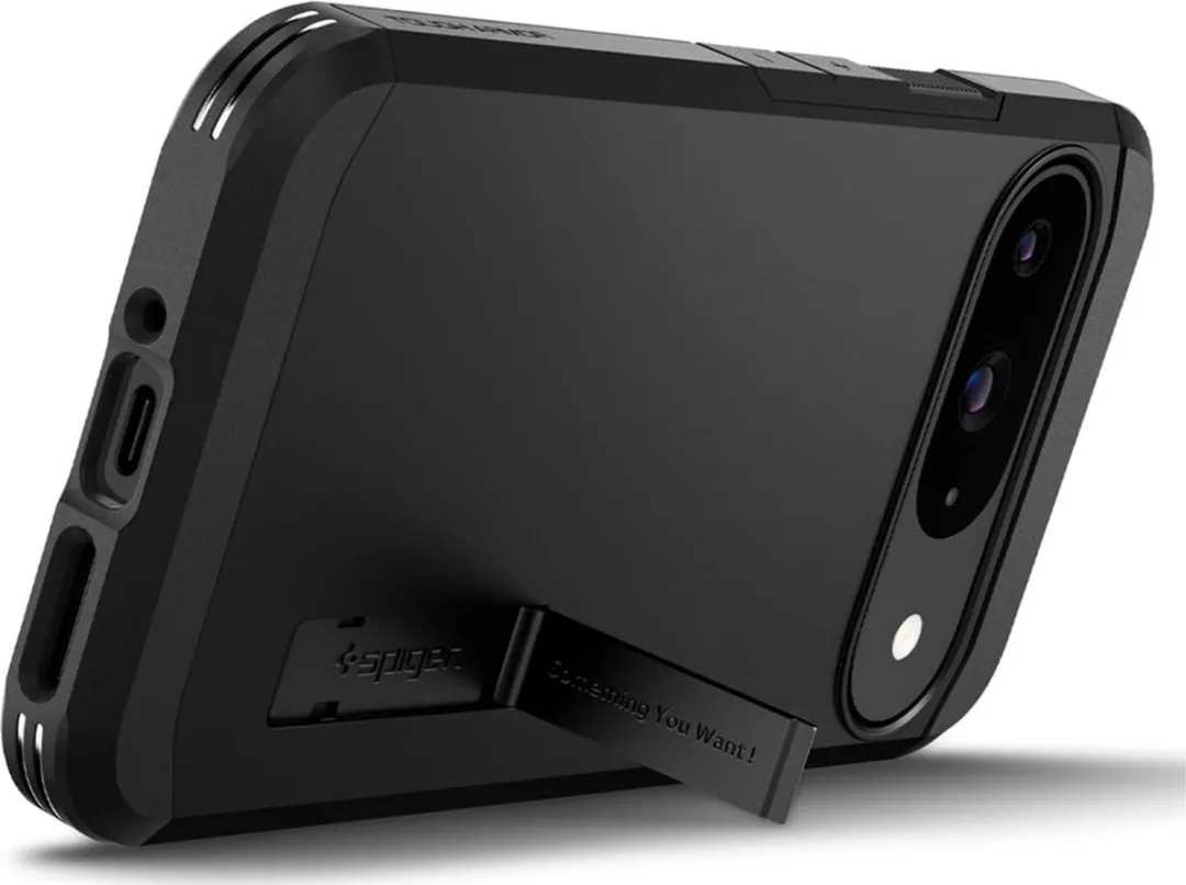 Spigen Tough Armor ACS07692 Hoesje - Google Pixel 9/9 Pro - Zwart