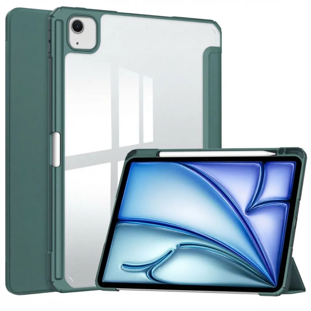Imoshion Tablethoes SH00074589 - iPad Air 13" - Trifold Hardcase - Groen