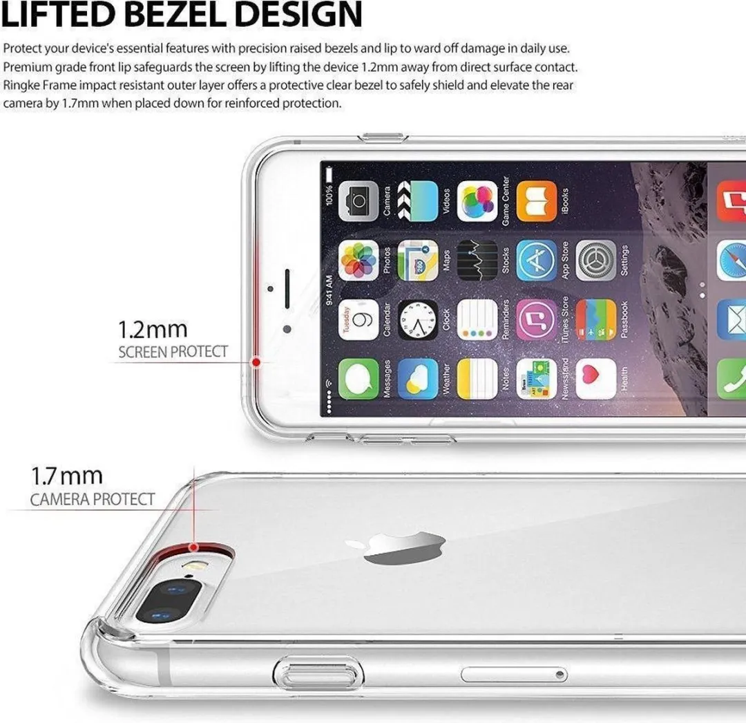 Ringke Fusion Case iPhone 7 Plus/8 Plus - Transparant