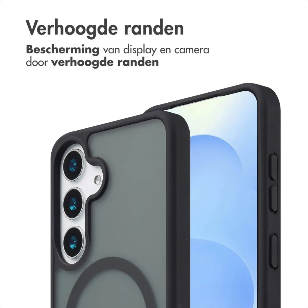 Imoshion Galaxy S25 Color Guard Backcover - Zwart - afbeelding 3 van 5