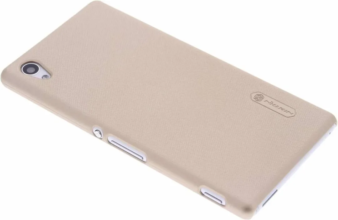 Nillkin Frosted Shield Hoesje Sony Xperia M4 Aqua - Goud