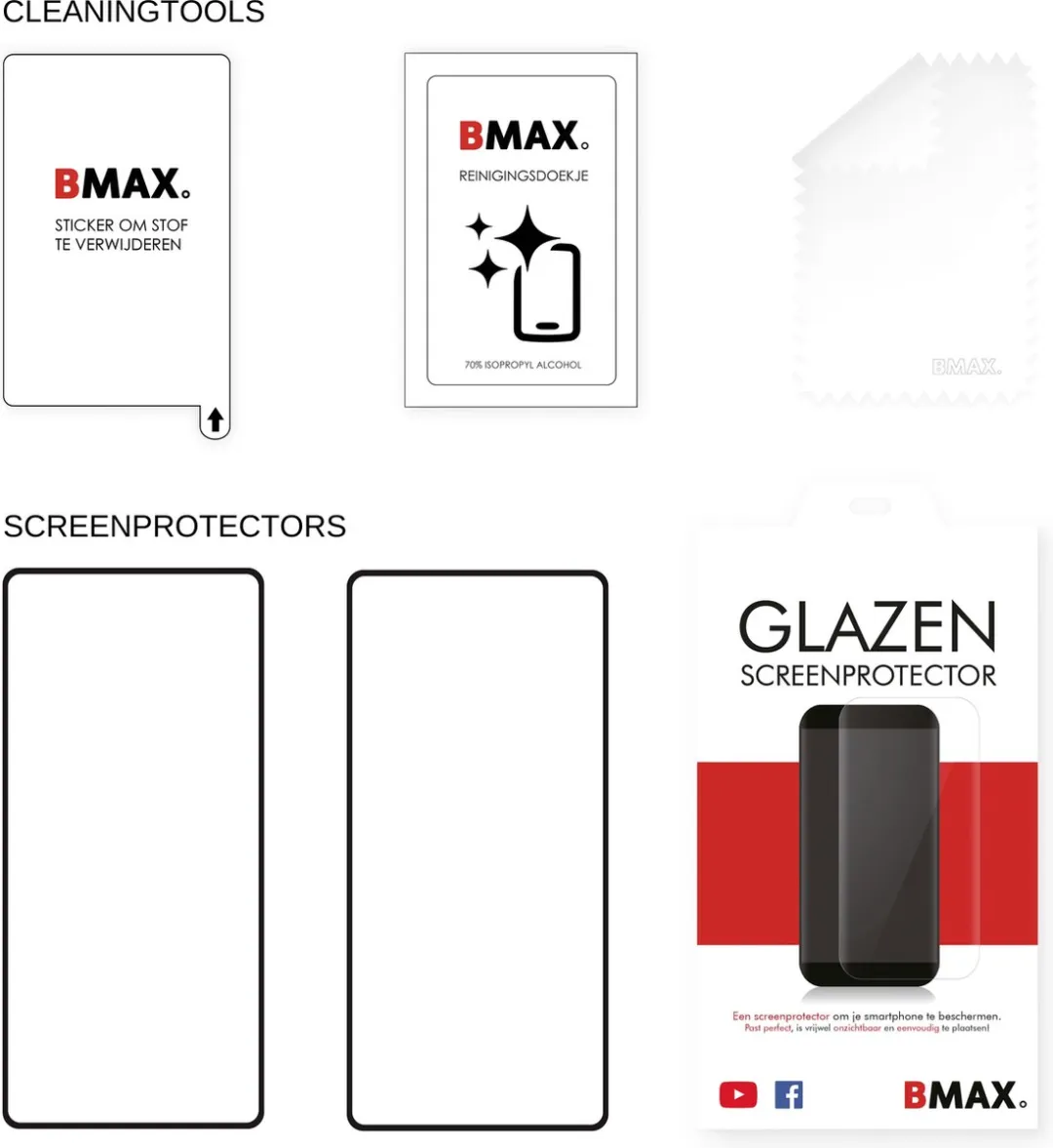 BMAX Screenprotector Xiaomi POCO X5 Pro - 2 Stuks - Zwart