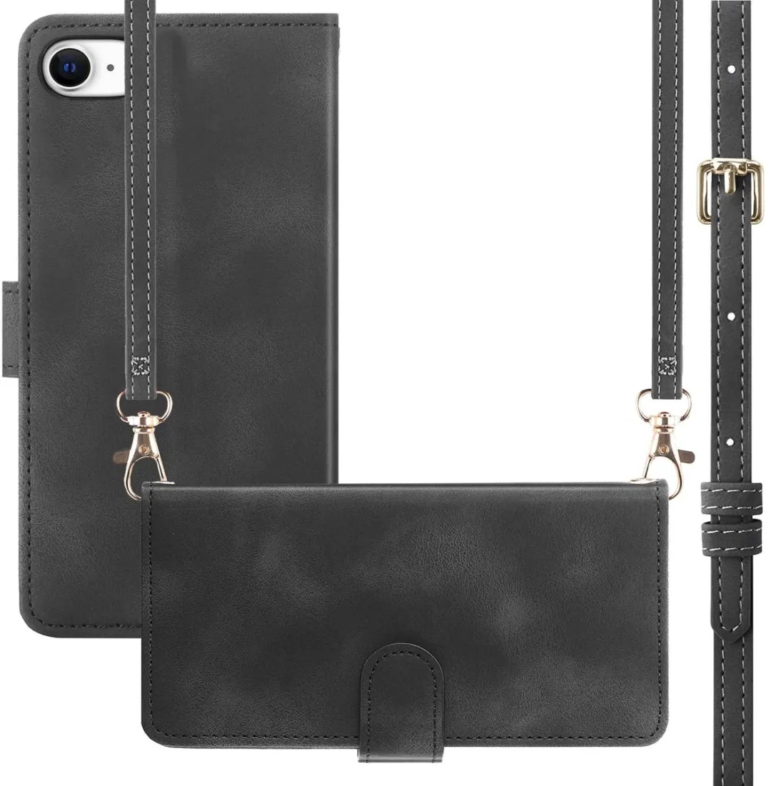 Imoshion Hoesje iPhone SE/8/7 - Bookcase 3 Pasjes - Zwart