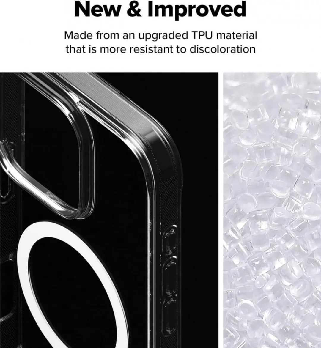 Ringke Fusion Magnetic Hoesje iPhone 16 Pro Max - Transparant