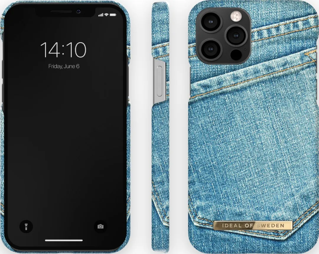 iDeal of Sweden iPhone 12/12 Pro Hoes Denim Bliss - IDFCSS22-I2061-413 - afbeelding 4 van 5