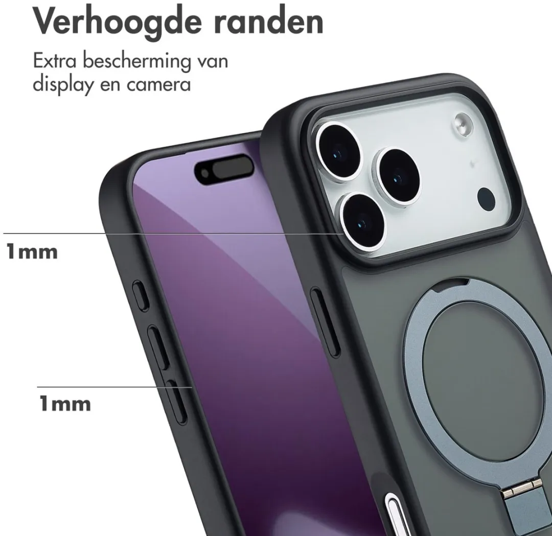 Accezz Hoesje iPhone 17 Pro Max - MagSafe - Zwart