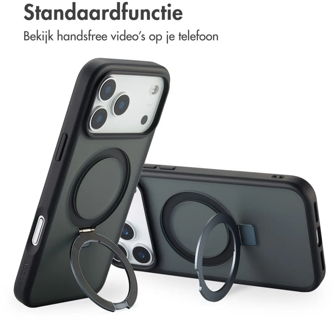 Accezz Hoesje iPhone 17 Pro Max - MagSafe - Zwart