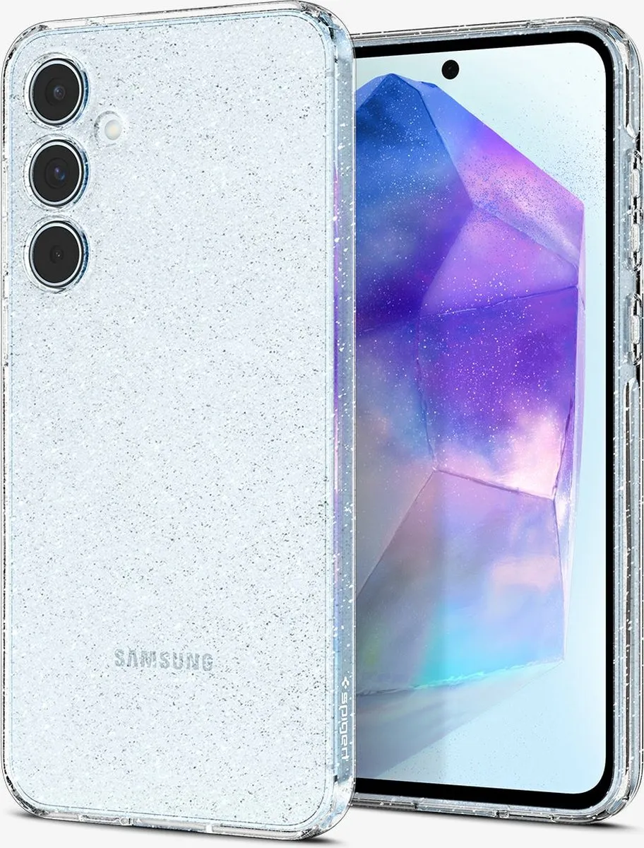 Spigen Liquid Crystal Hoesje Samsung Galaxy A55 - Transparant