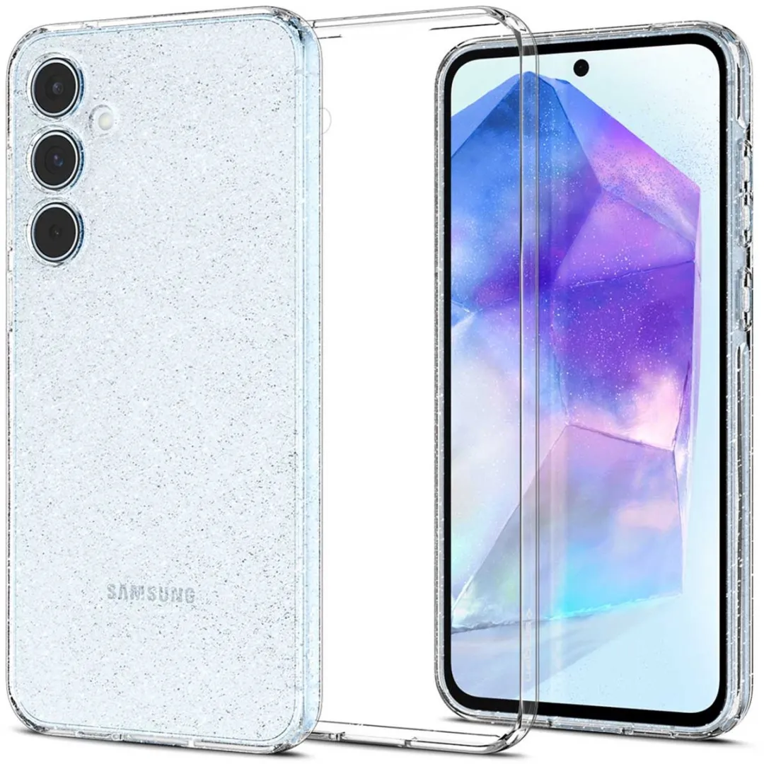 Spigen Liquid Crystal Hoesje Samsung Galaxy A55 - Transparant