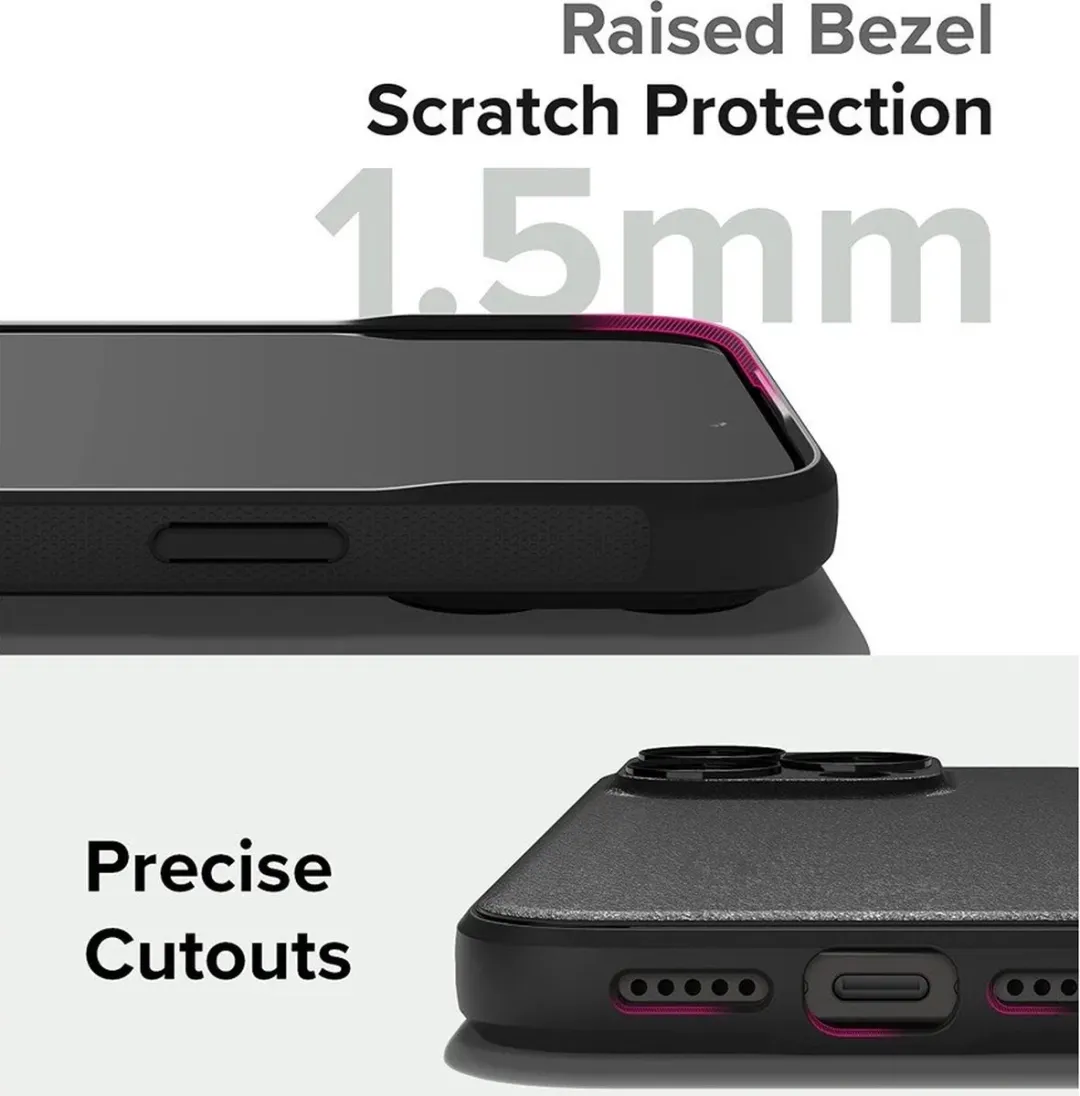 Ringke Onyx Hoesje iPhone 15 Pro - Zwart - afbeelding 6 van 6