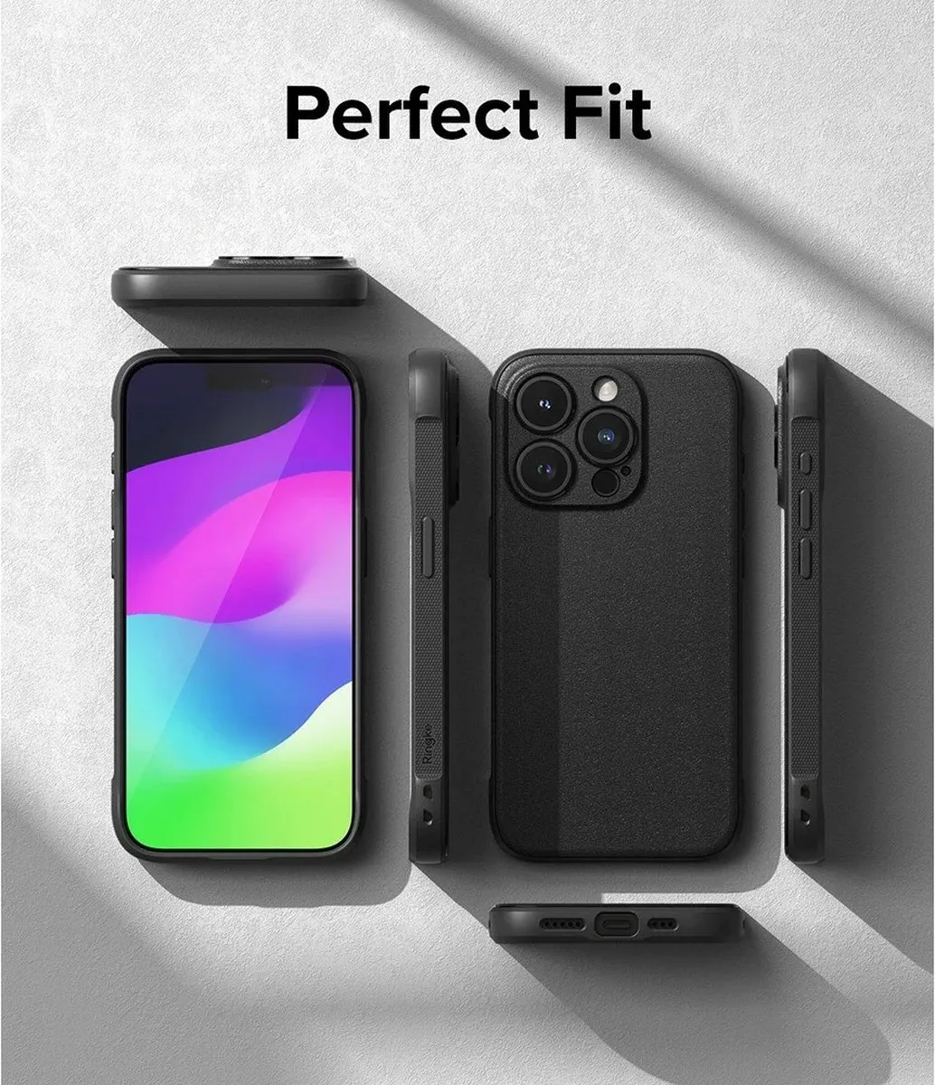 Ringke Onyx Hoesje iPhone 15 Pro - Zwart
