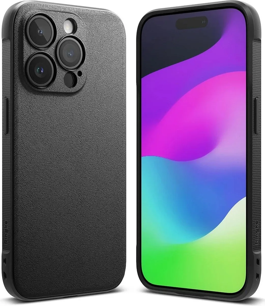 Ringke Onyx Hoesje iPhone 15 Pro - Zwart
