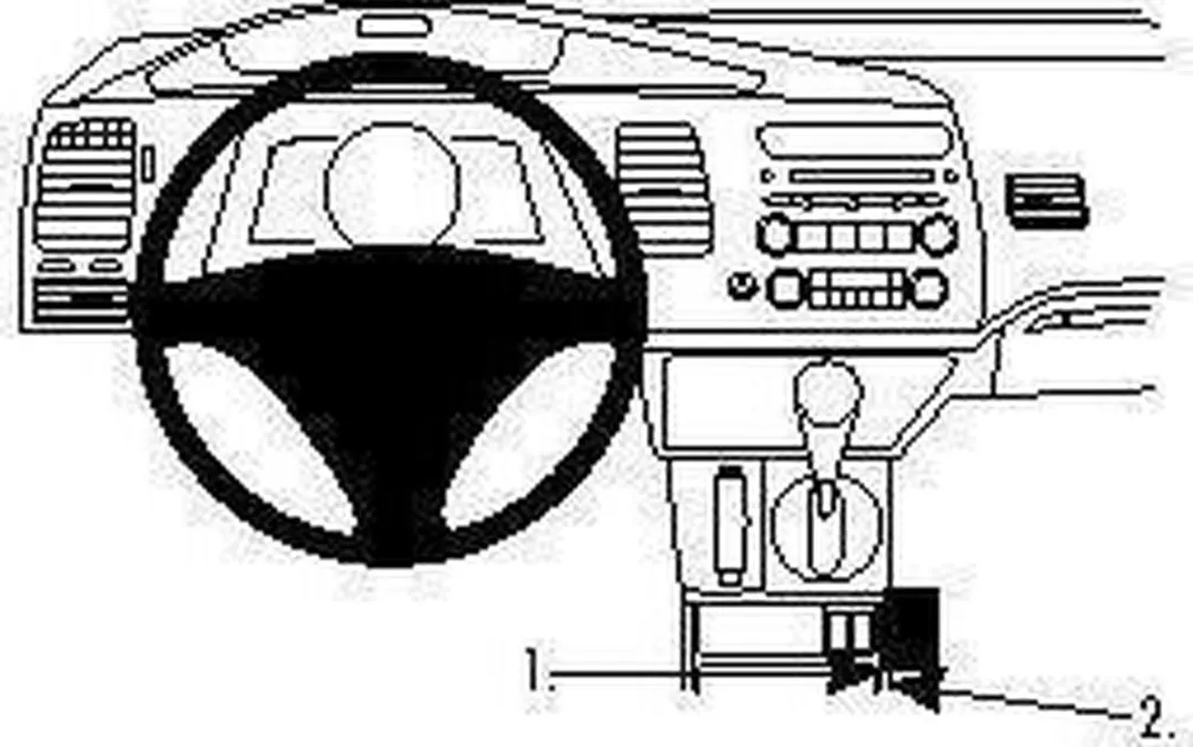 Brodit ProClip 833810 Honda Civic Hybrid Console Mount