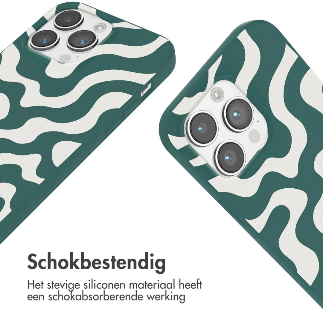 Imoshion Hoesje iPhone 14 Pro Max - Petrol Green Groovy