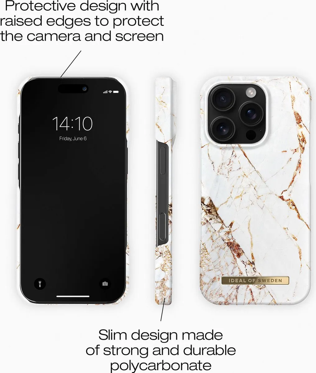 iDeal of Sweden Fashion Case iPhone 16 Pro - Carrara Gold - IDFCMS-I2461P-46