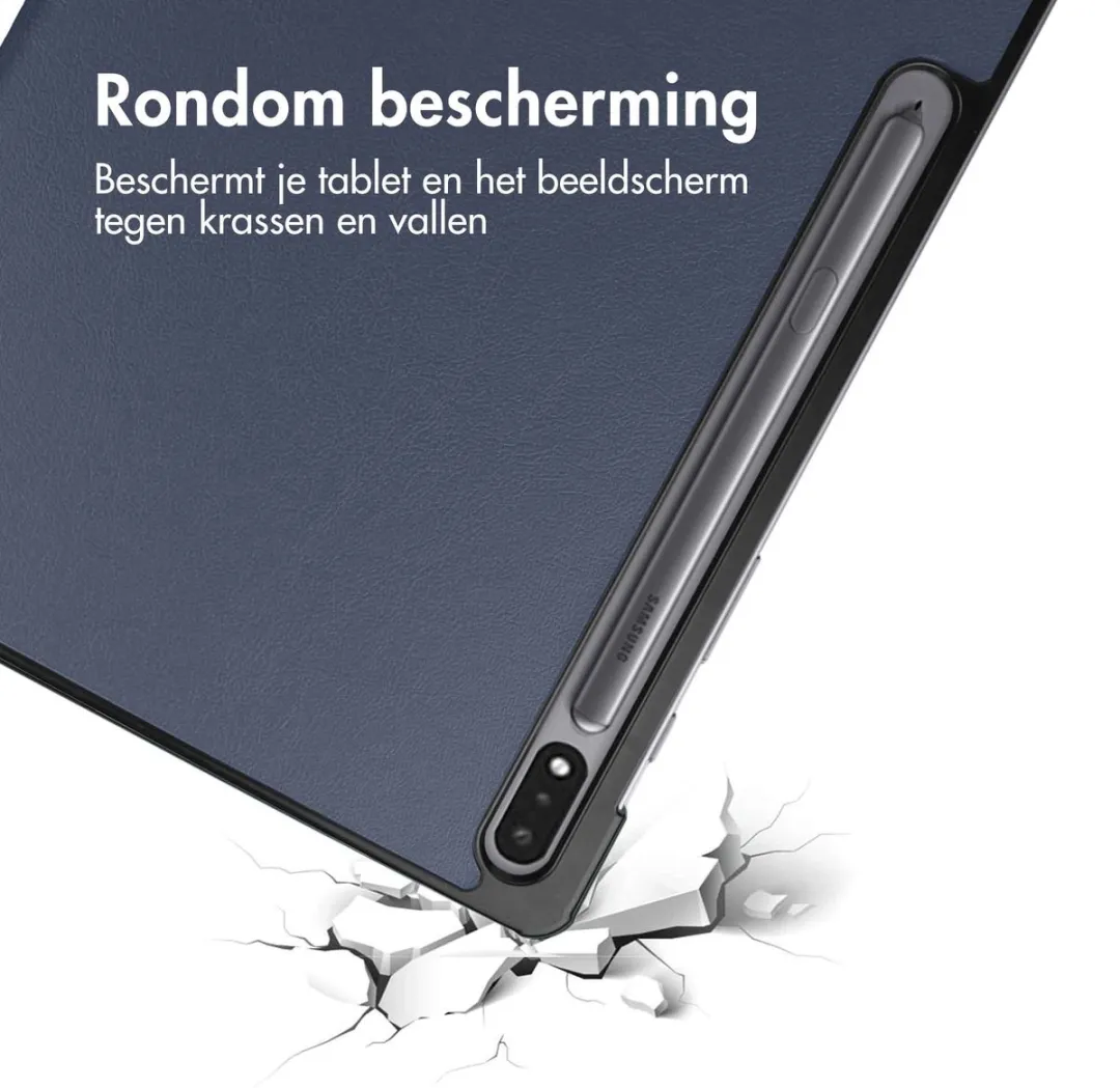 Imoshion SH00008152 Tablethoes - Samsung Galaxy Tab S7/S8 Plus - Donkerblauw