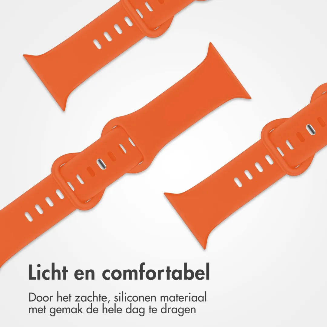 Imoshion Siliconen Bandje L - Oranje - Geschikt voor Pixel Watch 3/4 45mm