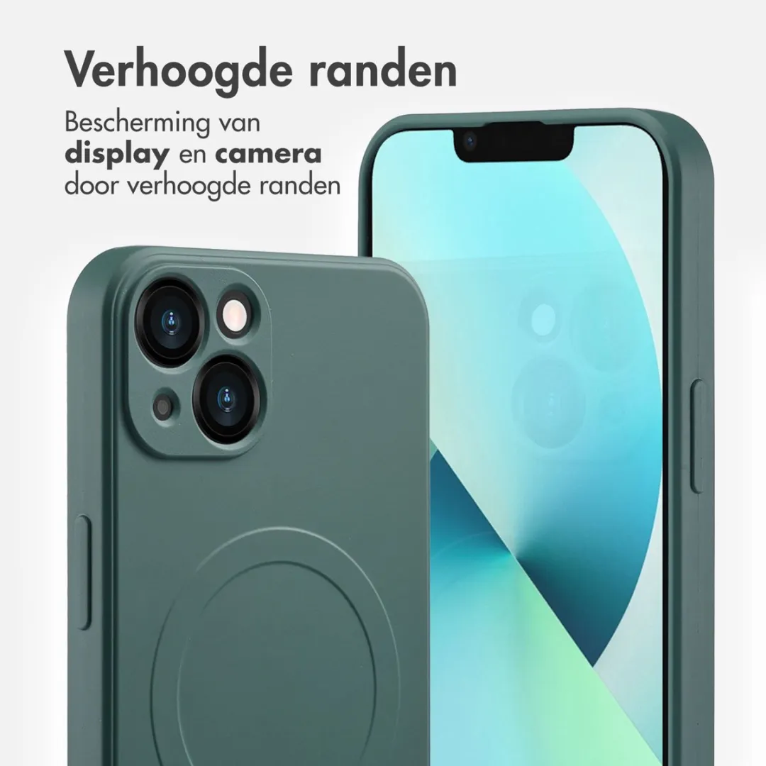 Imoshion Hoesje iPhone 13 - Donkergroen MagSafe