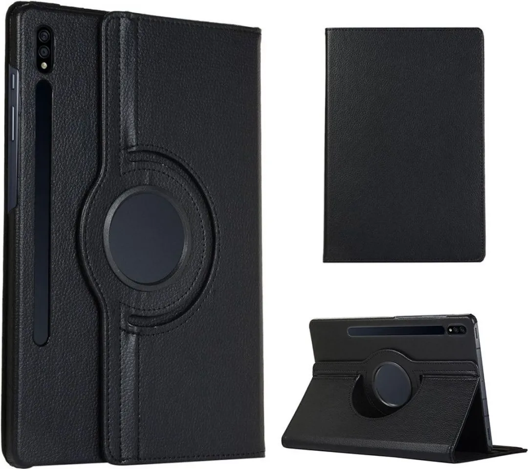Just in Case Cazy 9012387 Tablethoes - Samsung Galaxy Tab S7 - 360° Draaibaar - Zwart