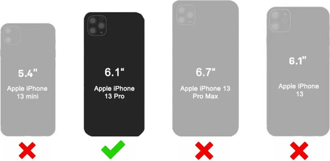 OtterBox Strada Folio Hoesje 77-85810 - iPhone 13 Pro - Zwart