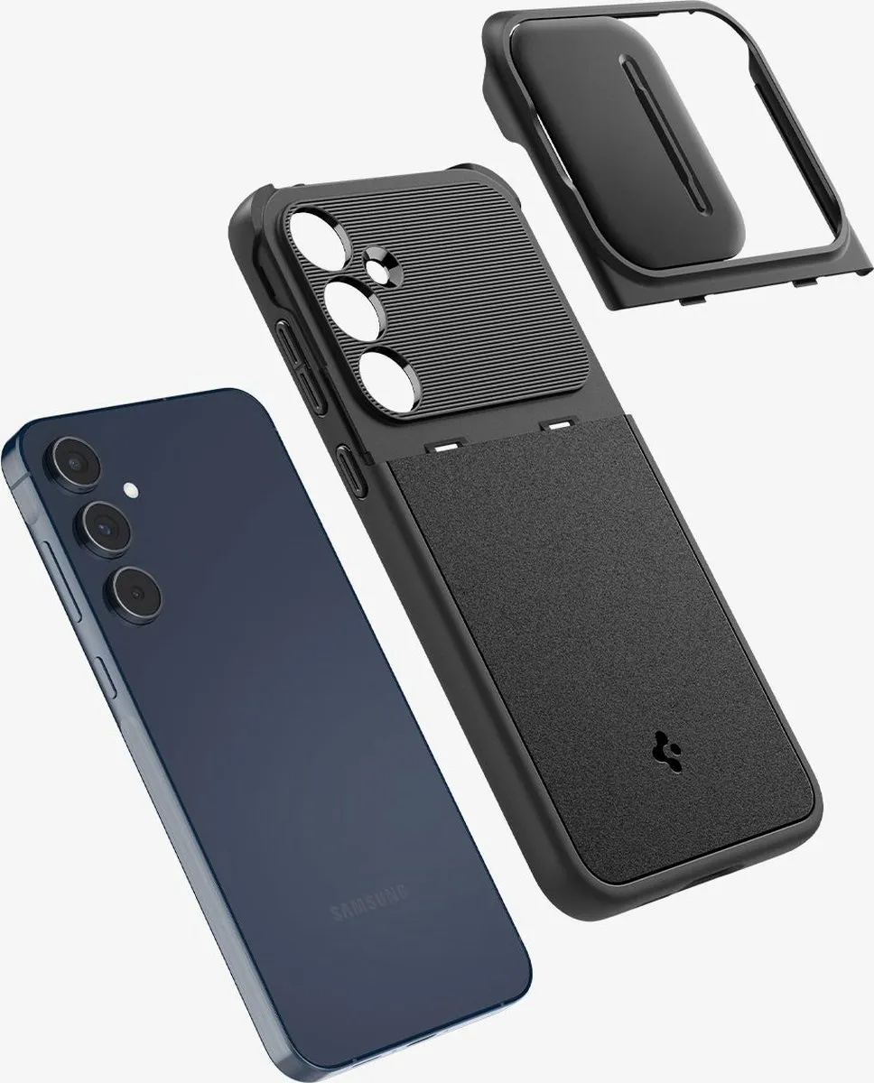 Spigen Optik Armor Samsung Galaxy A55 Hoesje - Zwart
