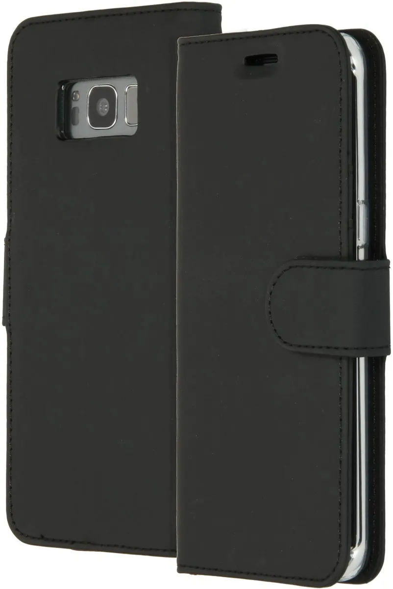 Accezz Hoesje Samsung Galaxy S8 Wallet Softcase - 3 Pasjes - Zwart