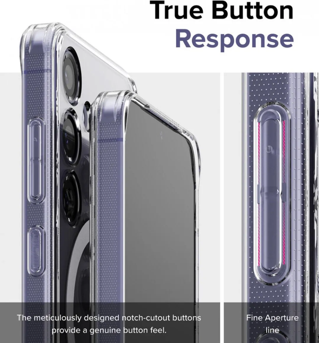 Ringke Fusion Magnetic Hoesje Samsung Galaxy S24 - Transparant