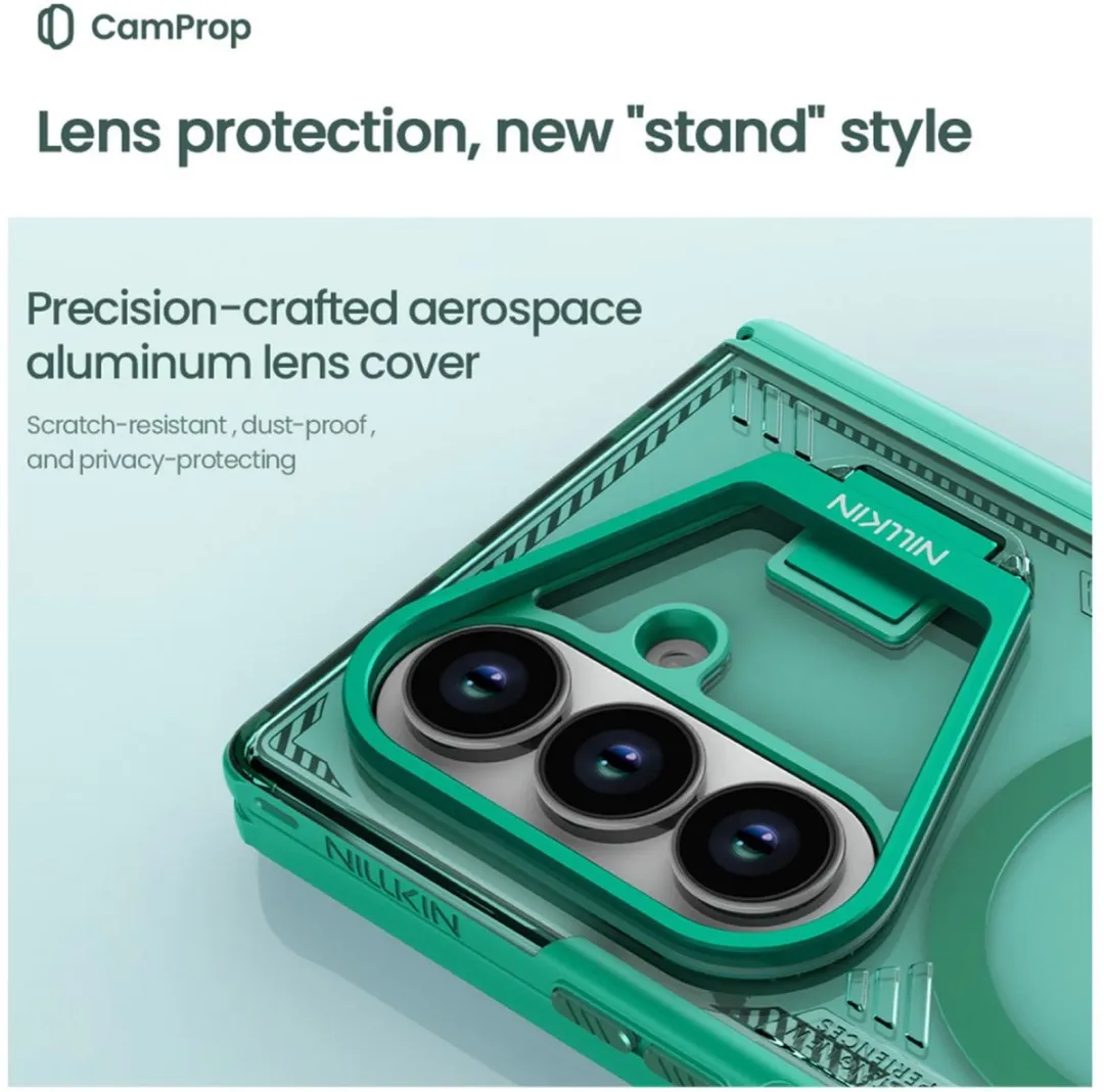 Nillkin IceBlade Prop Magnetic Hoesje - Samsung Galaxy Z Fold 7 - Groen