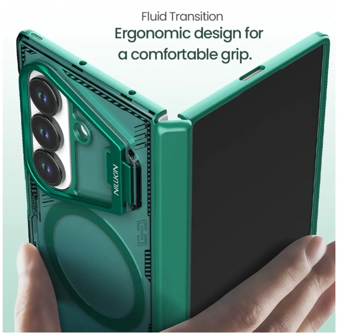 Nillkin IceBlade Prop Magnetic Hoesje - Samsung Galaxy Z Fold 7 - Groen