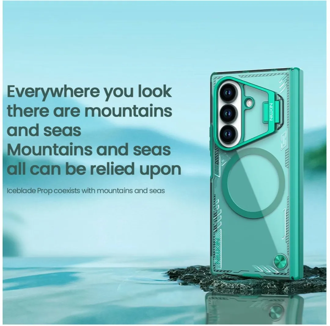 Nillkin IceBlade Prop Magnetic Hoesje - Samsung Galaxy Z Fold 7 - Groen