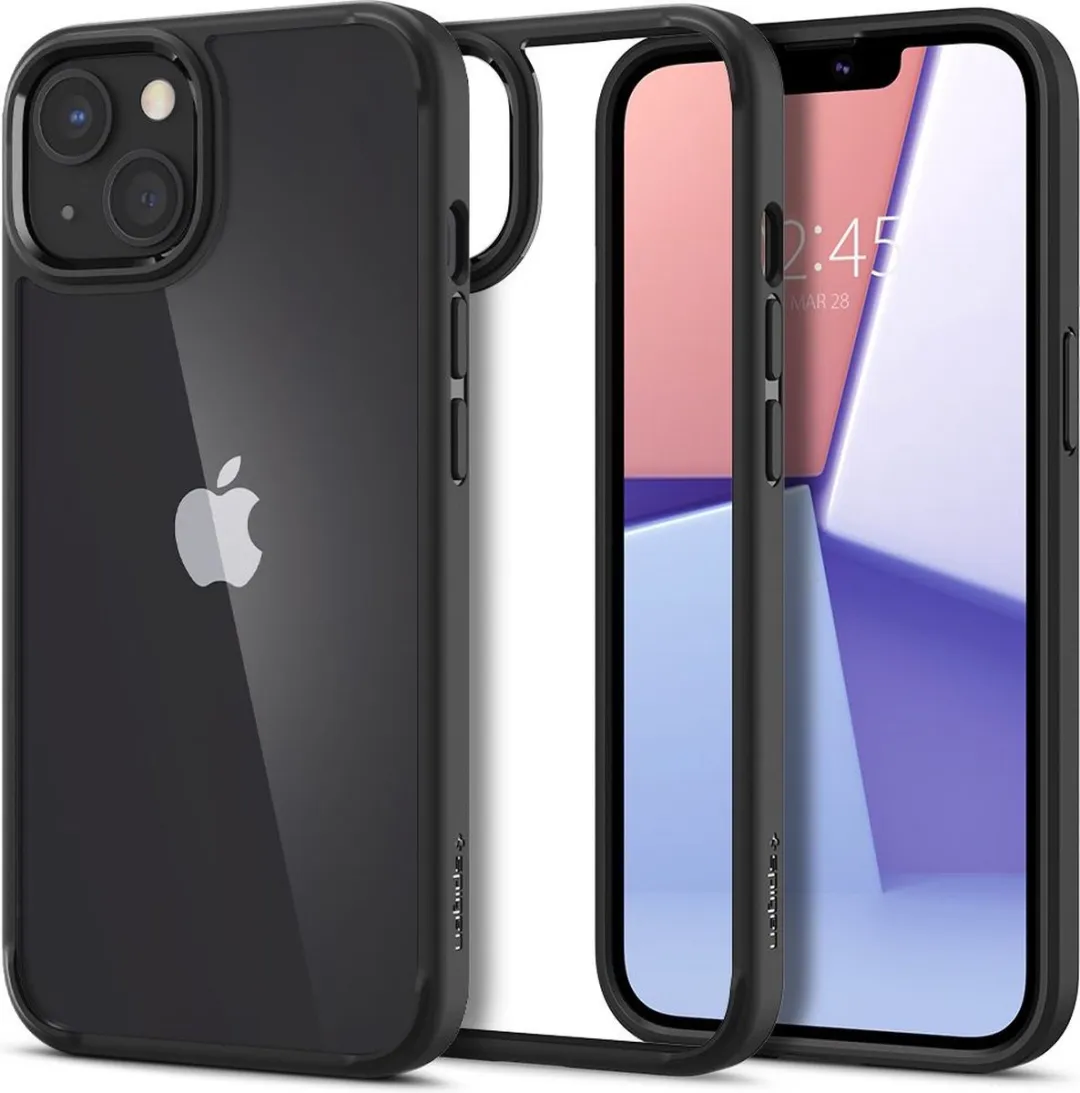 Spigen Ultra Hybrid Air Cushion iPhone 13 Hoesje - Zwart