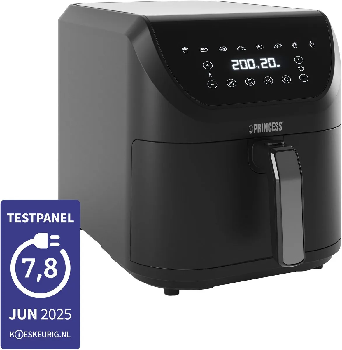 Princess 182256 Airfryer XXL - 8L - 2000W - Zwart