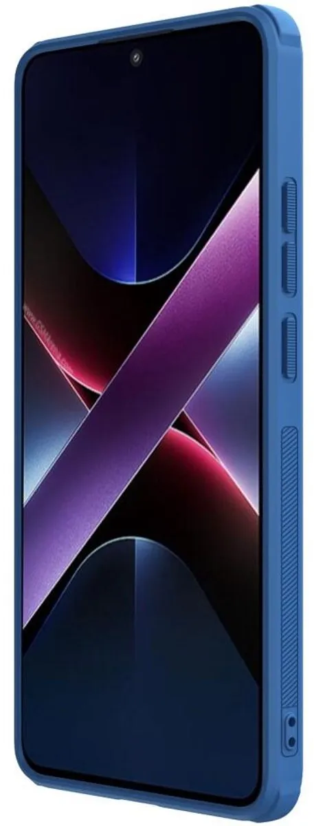 Nillkin Super Frosted Shield Hoesje Xiaomi Poco X7 Pro - Blauw