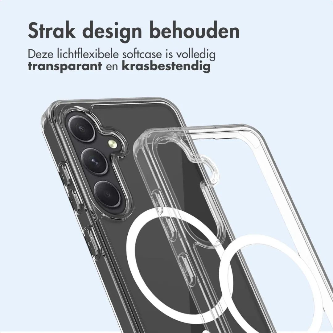 Imoshion Hoesje Samsung Galaxy S25 - Transparant met Magneetring - afbeelding 6 van 6