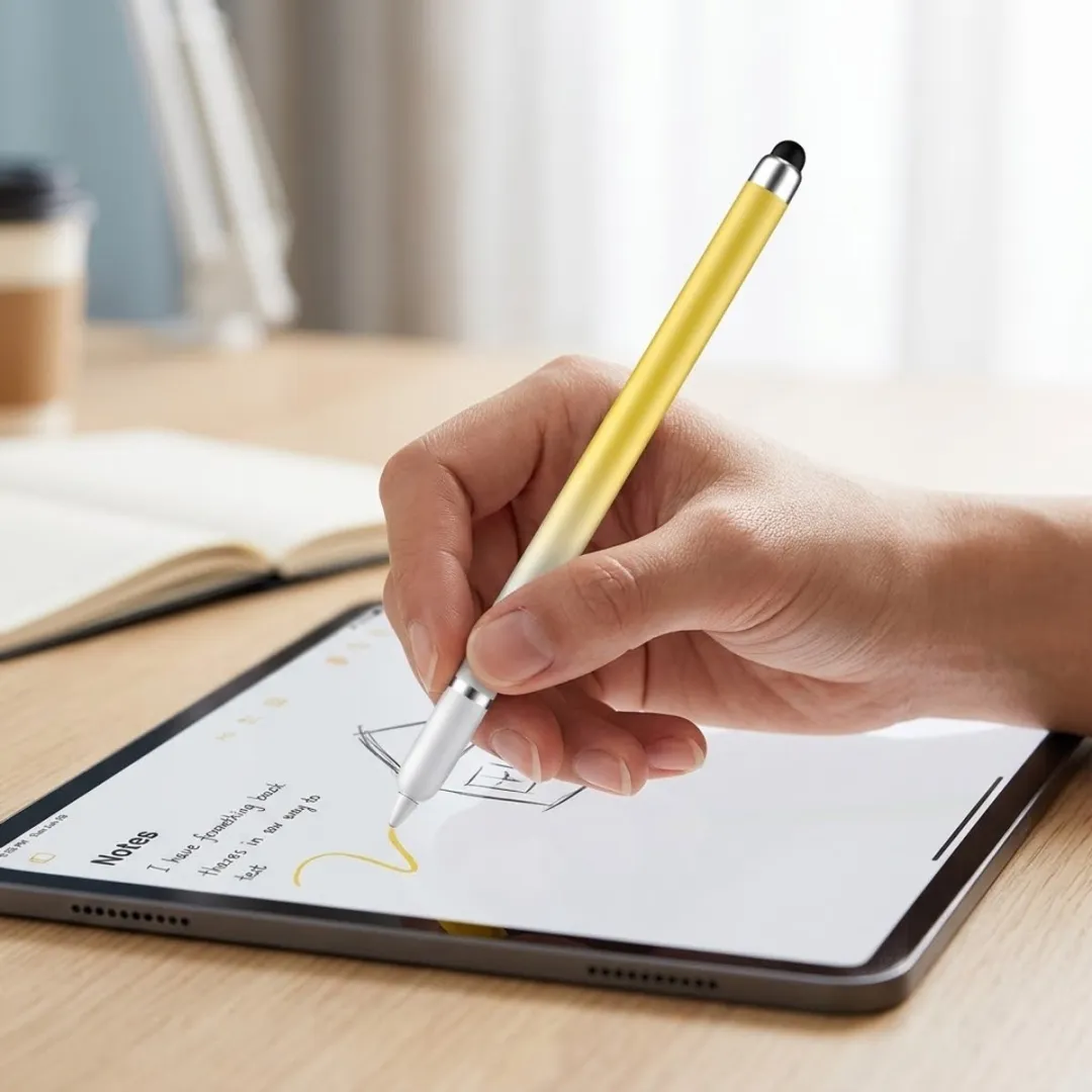 NUVEX Touchscreen Pen Set 3 Stuks - Roze/Geel/Groen