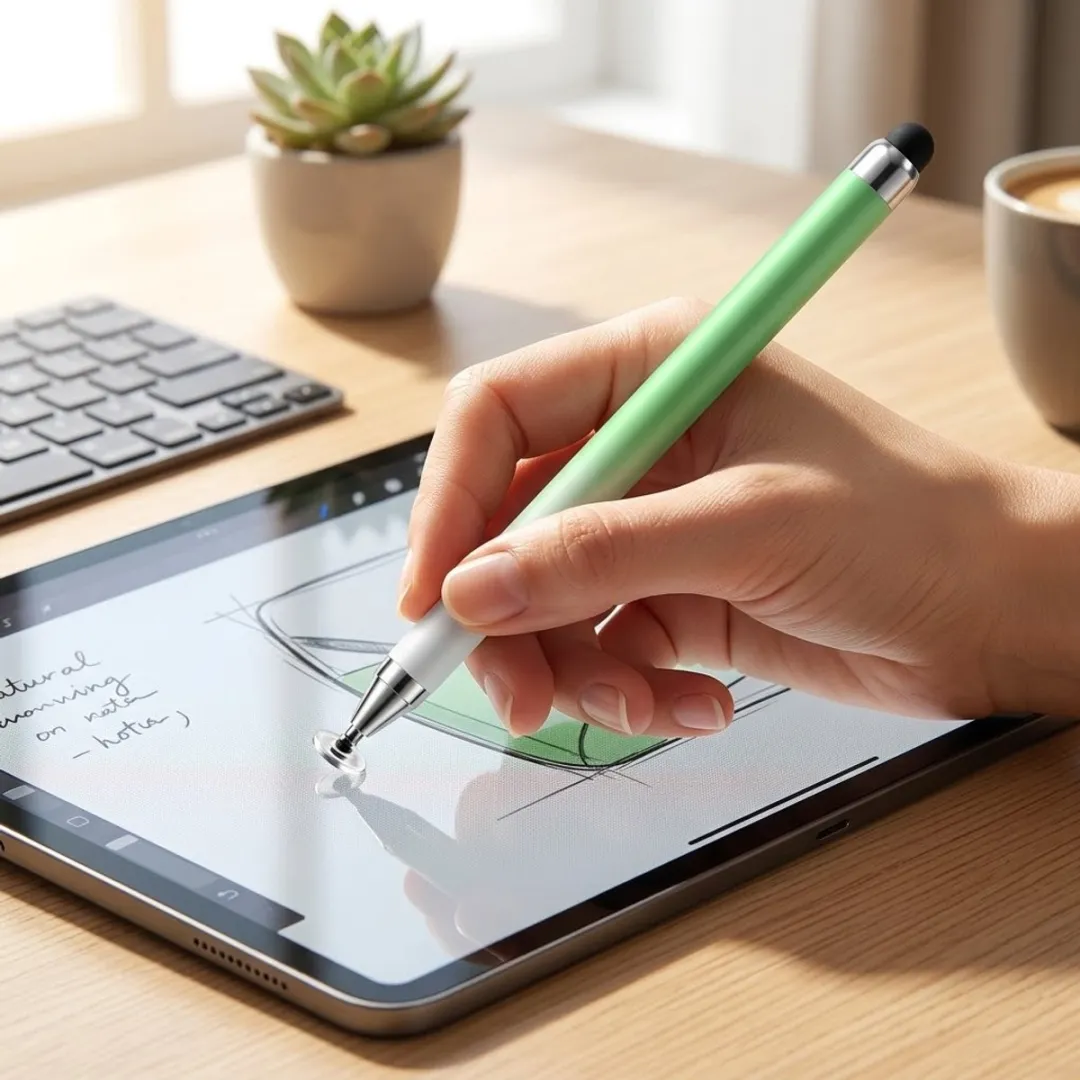 NUVEX Touchscreen Pen Set 3 Stuks - Roze/Geel/Groen