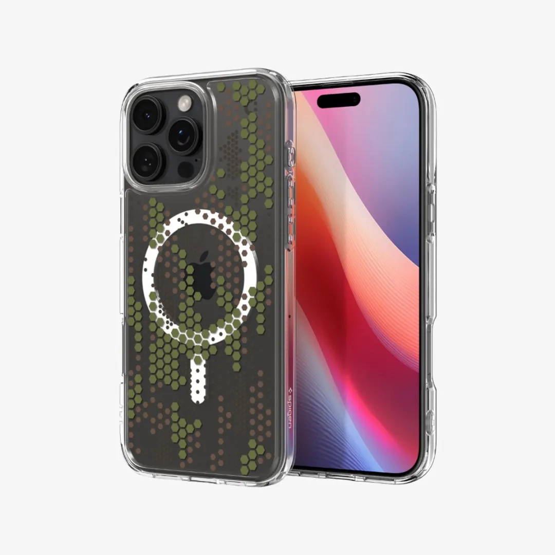 Spigen Ultra Hybrid MagFit Hoesje iPhone 16 Pro - Transparant
