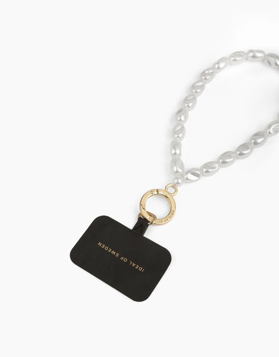 iDeal of Sweden Phone Wristlet Strap Pearl - Wit