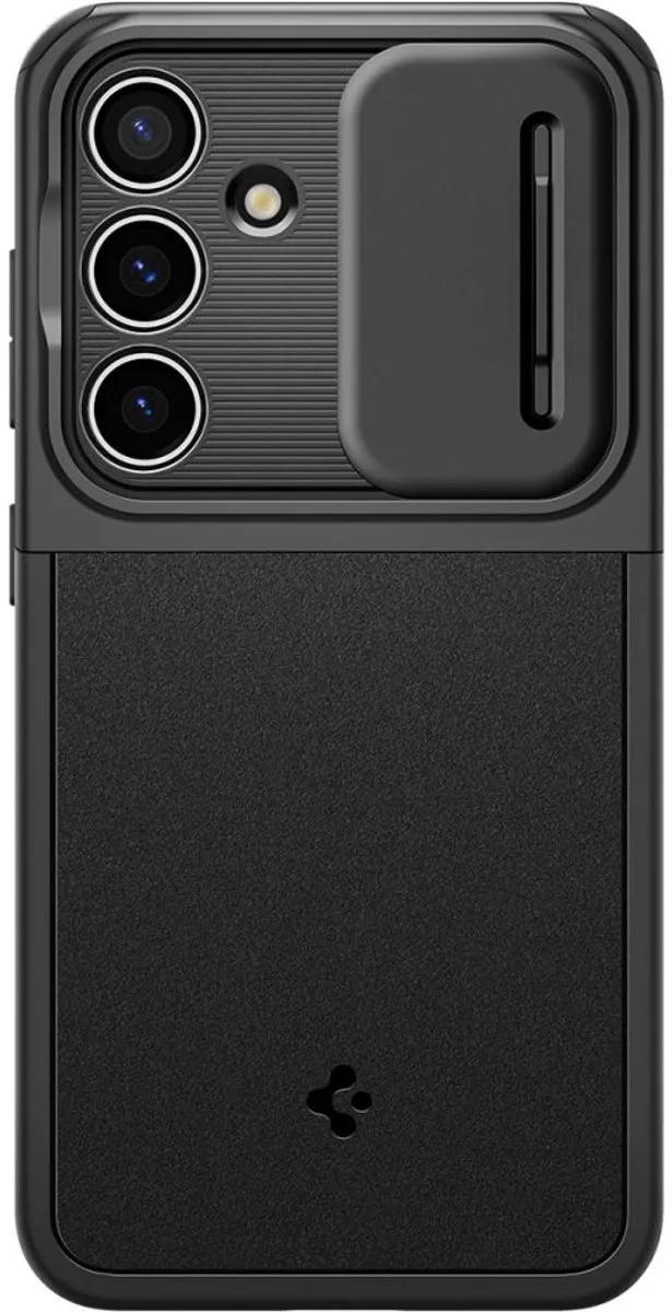 Spigen Optik Armor 12132 Hoesje - Samsung Galaxy S24 - Zwart