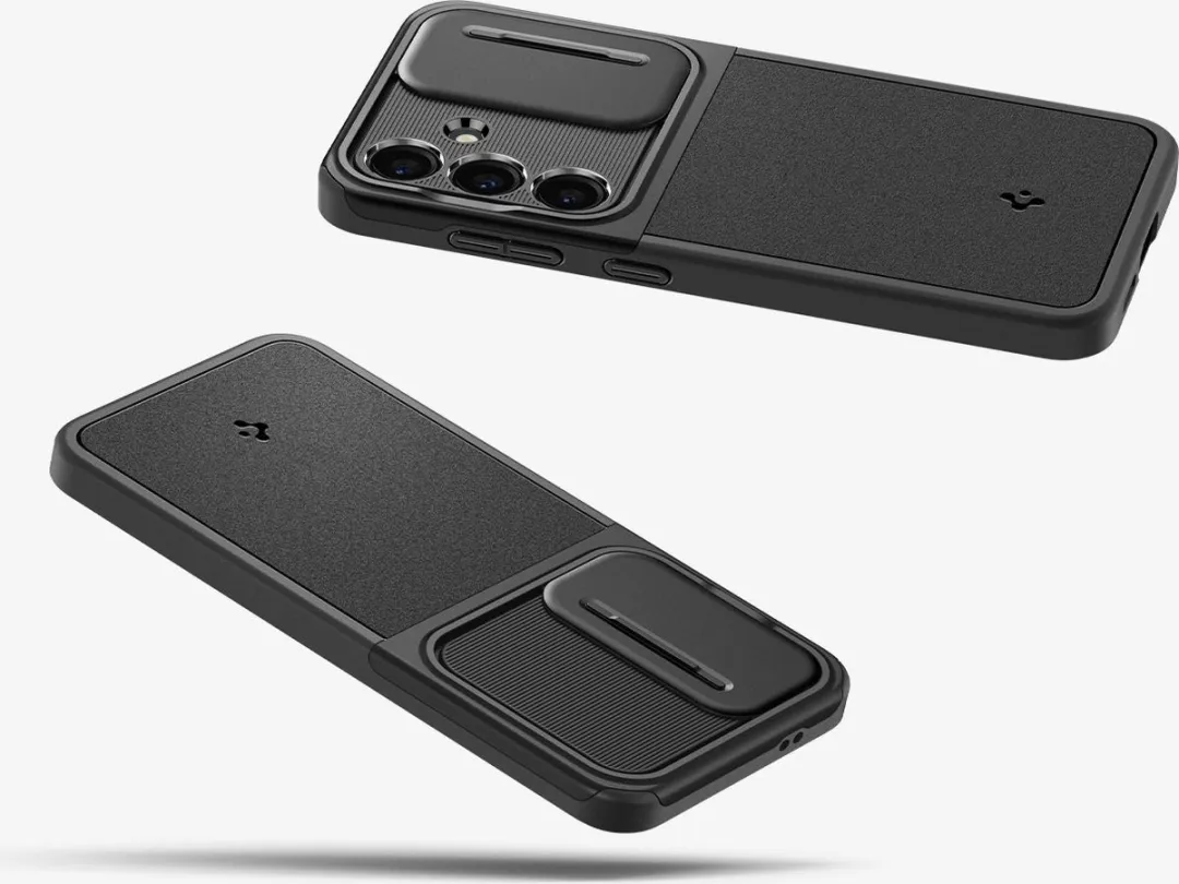 Spigen Optik Armor 12132 Hoesje - Samsung Galaxy S24 - Zwart