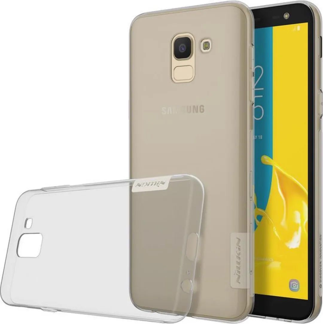 Nillkin Nature TPU Hoesje Samsung Galaxy J6 (2018) - Grijs - afbeelding 3 van 5