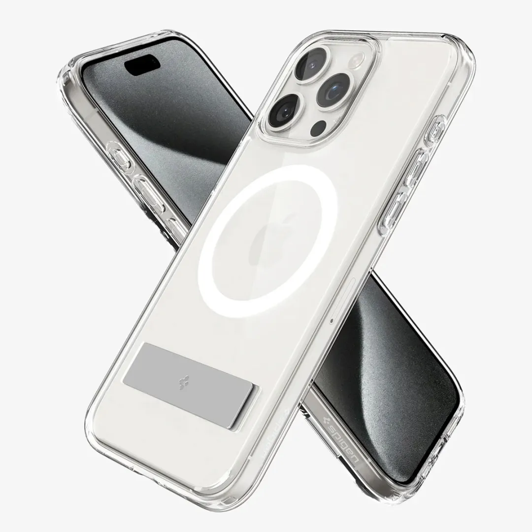 Spigen Ultra Hybrid S MagFit ACS06583 iPhone 15 Pro Max Hoesje - Transparant