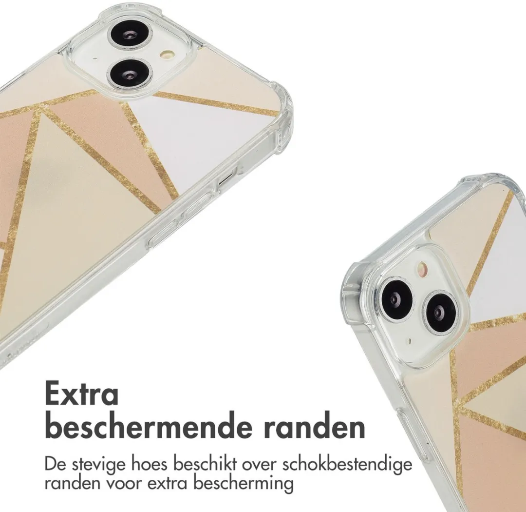 Imoshion iPhone 14 Hoesje - Beige Graphic