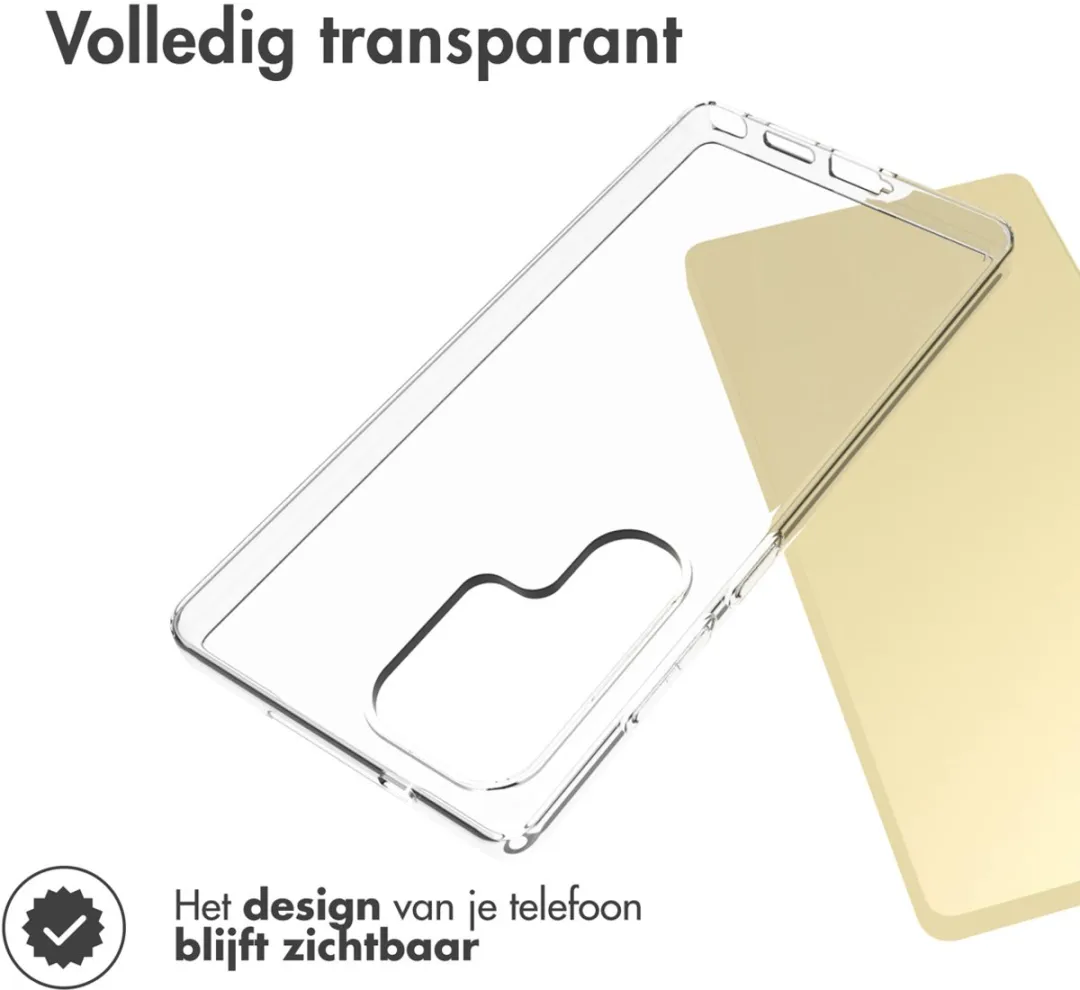 Accezz Hoesje Samsung Galaxy S25 Ultra - Transparant