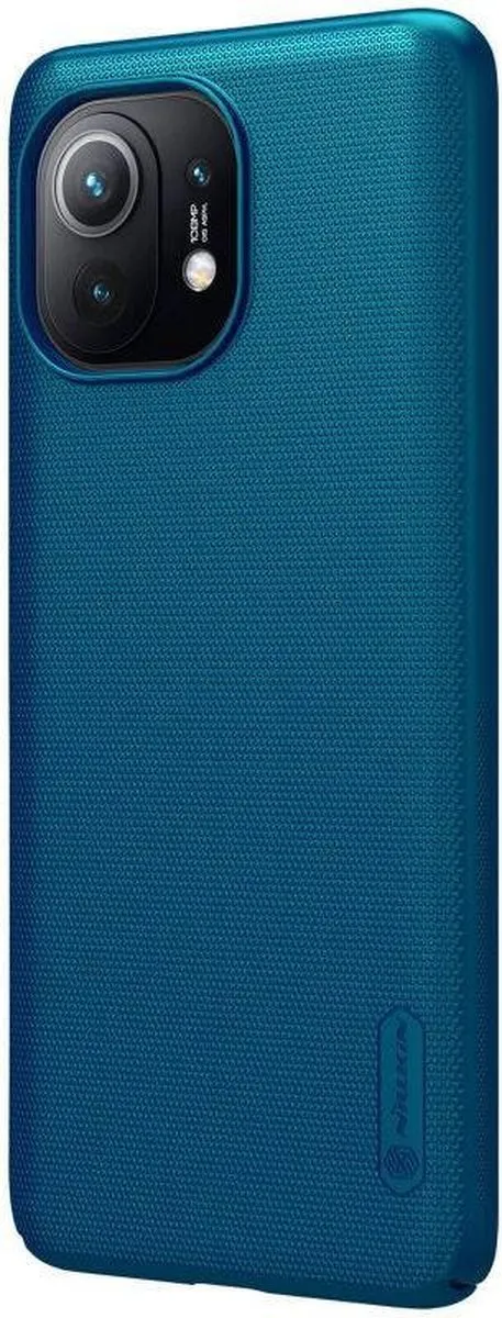 Nillkin - Xiaomi Mi 11 Pro Hoesje - Super Frosted Shield - Back Cover - Blauw