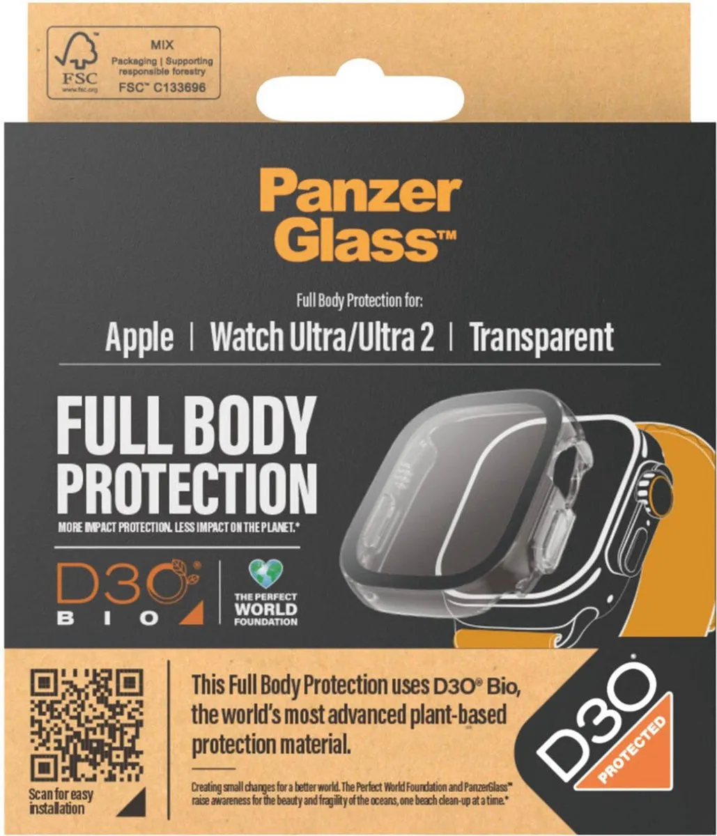 PanzerGlass PZ-3691 Full Body Protector Apple Watch Ultra 49mm - Zwart