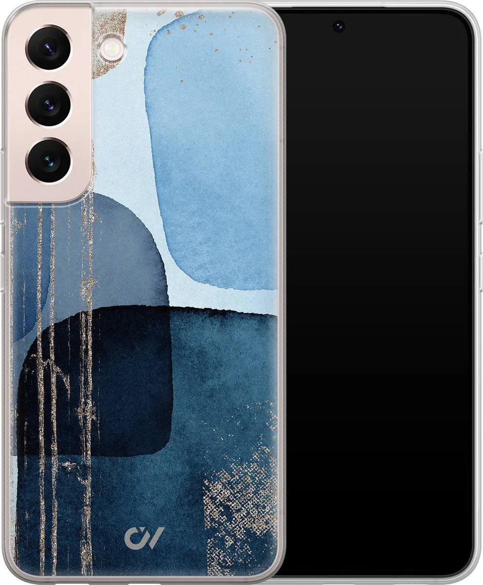 Casevibes Galaxy S22 Hoesje - Blauw - S/S22/UV/028