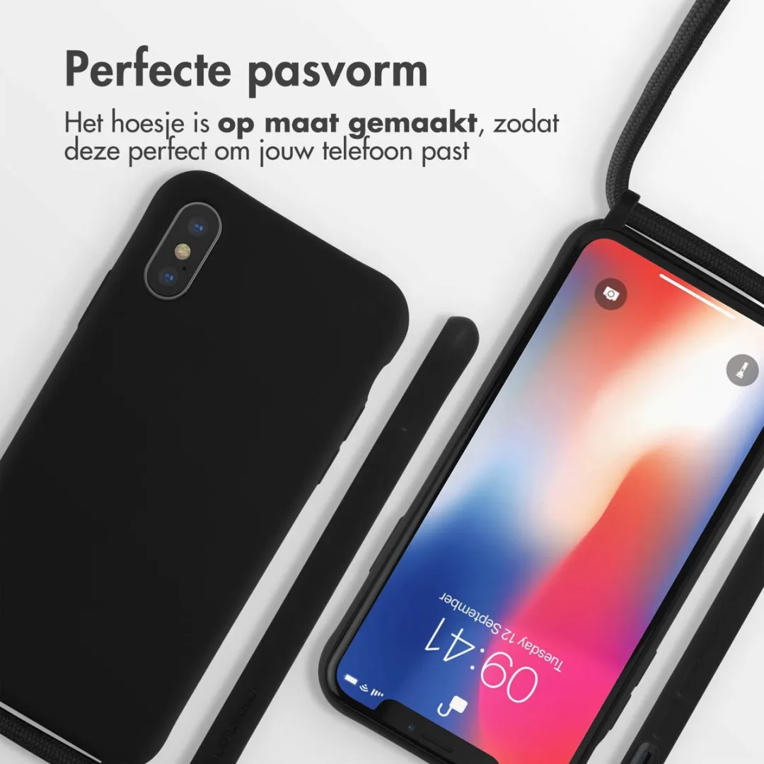 Imoshion Hoesje iPhone Xs/X - Siliconen Zwart - afbeelding 6 van 6